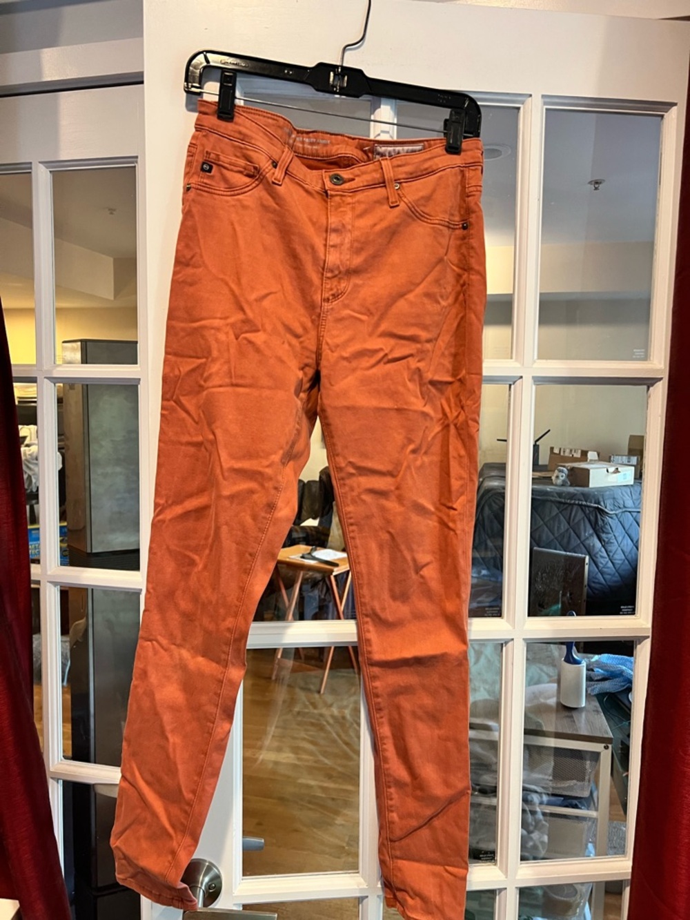 Anthropologie Men's Corduroy Pants in Rust